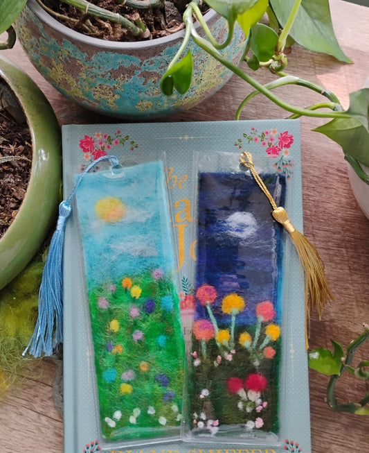 Needle Felt Your Own Bookmark at Blue House Books - Kenosha WI - June 24th