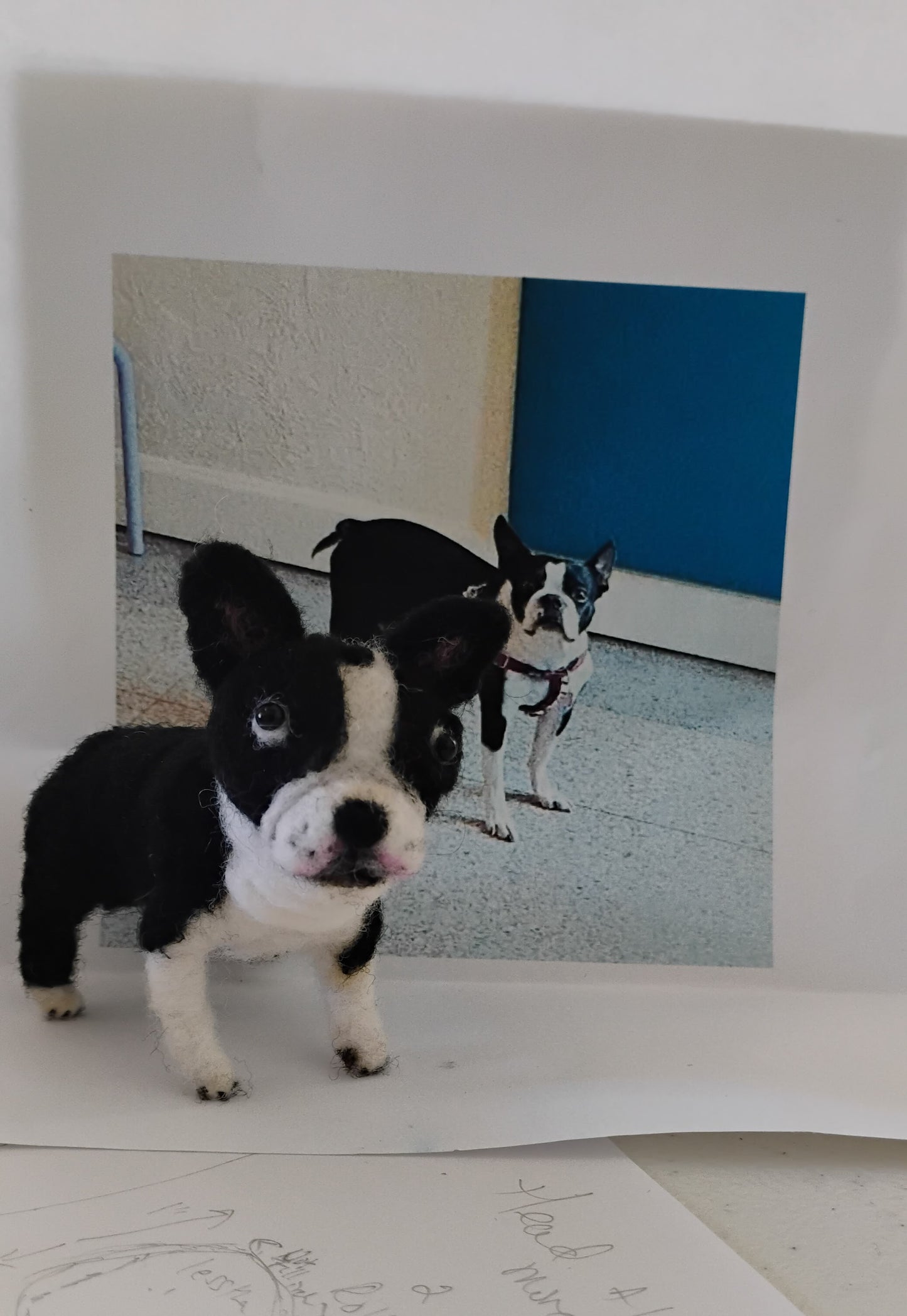 Boston Terrier Needle Felting Workshop —  at Unraveled Creative Studio - July 18th 12pm - 4 pm