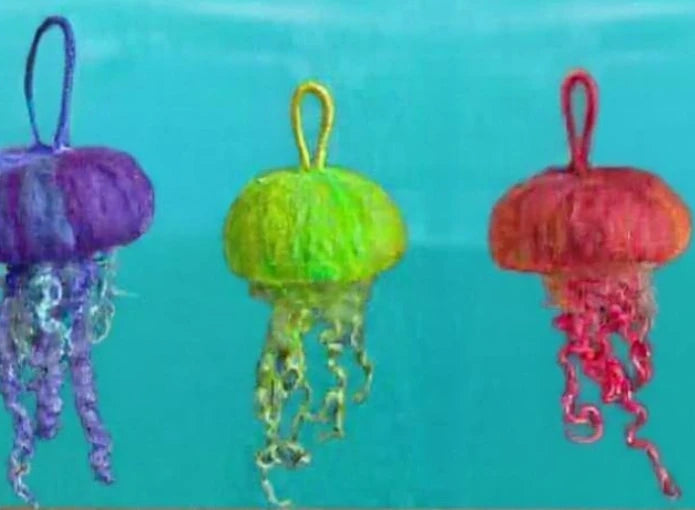 Jellyfish Under the Sea NEEDLE FELTING WORKSHOP -- At Maxilyn House 7-16-26