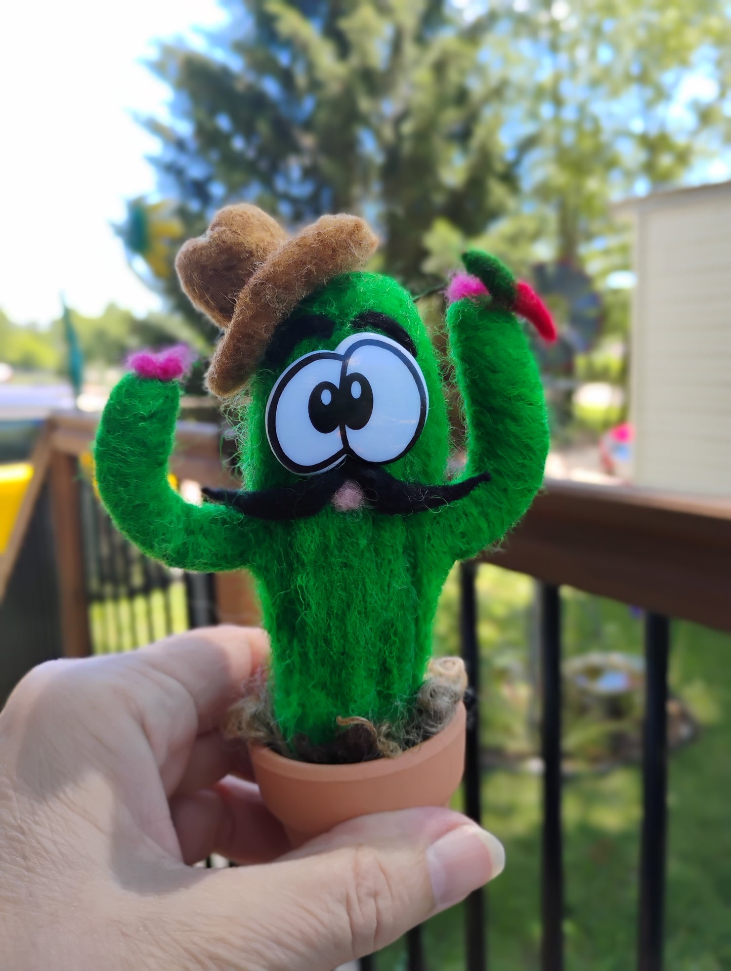 Needle Felt a Cactus - Coffee & Create -- At East View Coffee Roasters - July 19th